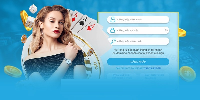 Khi đăng nhập tài khoản cần chú ý đến các sự cố