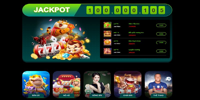 Sảnh nổ hũ 69VN quy tụ kho game slot đặc sắc, jackpot hấp dẫn